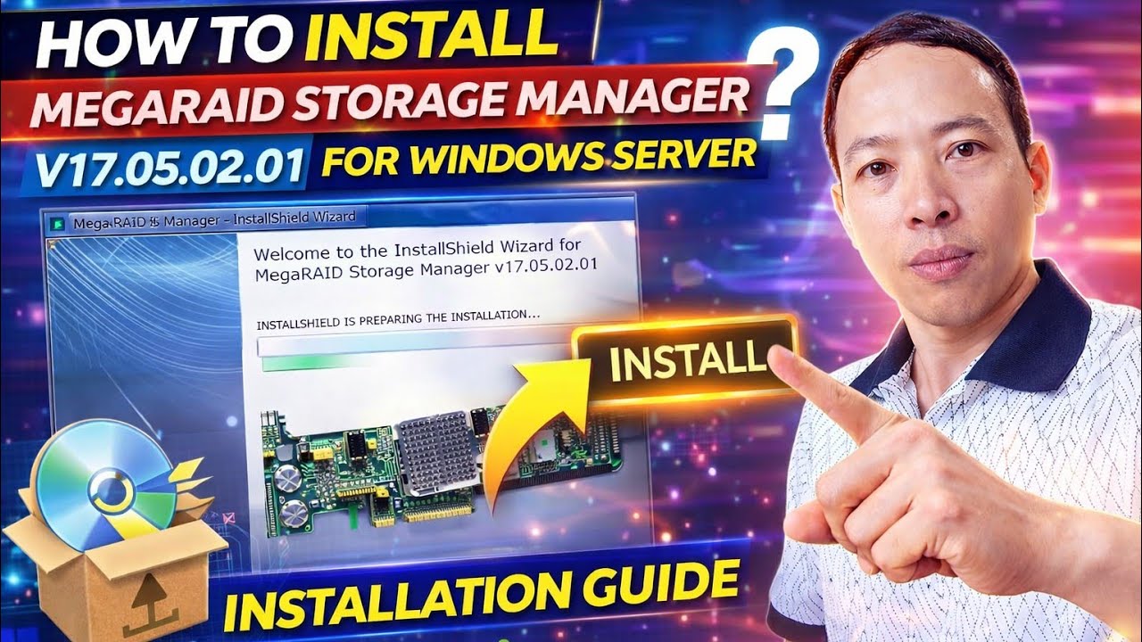 HOW TO INTALL MEGARAID STORAGE MANAGER V17 05 02 01 FOR WINDOWN SERVER How To Intall Megaraid Storage Manager V17 05 02 01 For Windown Server