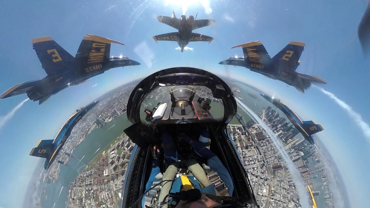 U.S. Navy Blue Angels Operation America Strong New York City 360 ...