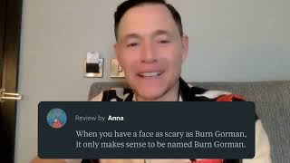 Burn Gorman reads your Letterboxd reviews