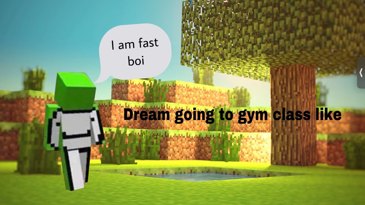 Dream going to gym be like YouTube