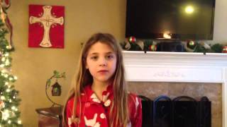 Blakely Singing Merry Christmas