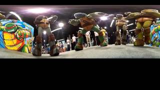 The Ninja Turtle Dancing At Vidcon In 360