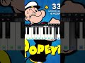 Popeye Theme | Piano Tutorial