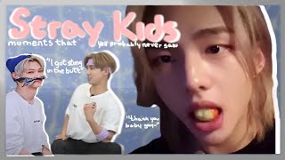 STRAY KIDS' moments that you probably NEVER SAW