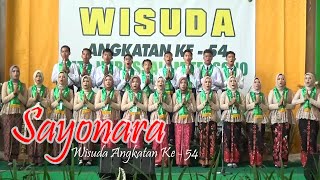 Sayonara || Paduan Suara Wisuda 54 MTs Nurussalam Tersono