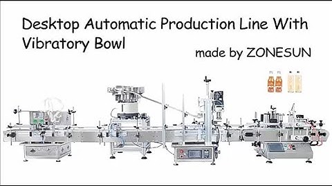 How To Use ZS-FAL180C5 Automatic Desktop Production Line With Vibratory Bowl