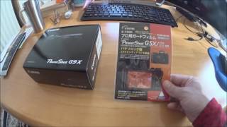 【開封動画】デジカメがやってきた その1(箱出し編)【CANON PowerShot G9 X】