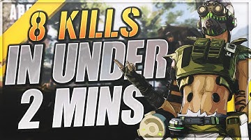 8 Kills In Under 2 Minutes?? - INSANE Apex Legends Squads WIth soltek1h -