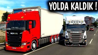 KAMYON BOZULDU YOLDA KALDIK ! KAMYONA TV TAKTIRDIM ETS 2 MP MOD