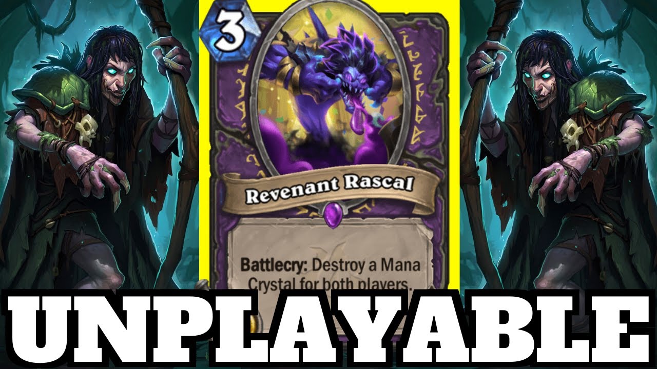 Destroying ALL of the Opponent's Mana! Revenant Rascal Combo! | Hearthstone