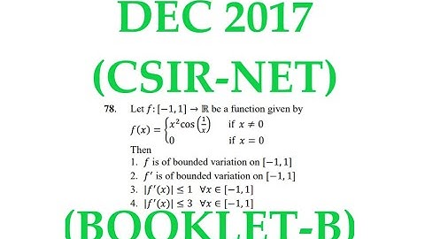 BOUNDED VARIATION of special type of function & it