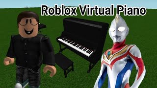Ultraman Dyna opening [A bit hard] - Roblox Virtual Piano screenshot 2