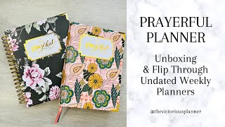 Prayerful Planner UNBOXING! | New Planners for 2023 | Undated Weekly Planners