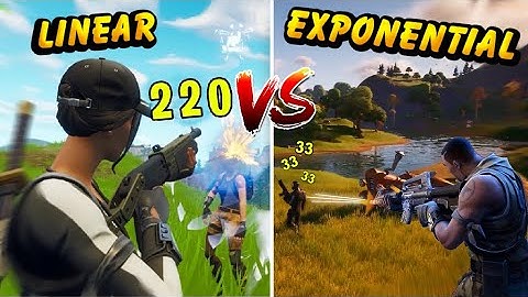 Linear Vs Exponential Settings Best Fortnite Controller Settings