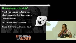 BSIDES CPT 2019 - Macabre stories of a hacker in the public health sector (Chile)- Philippe Delteil