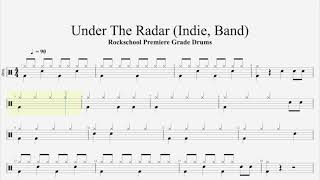 Under The Radar (indie, Band) Rockschool Premiere Grade Drums