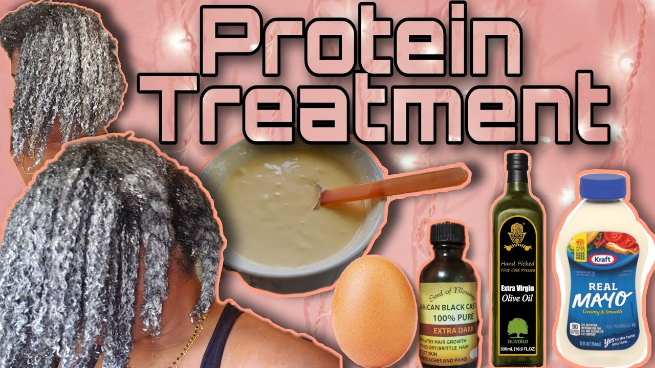 DIY Protein Treatment for Natural HairItsmeabae 2020 YouTube