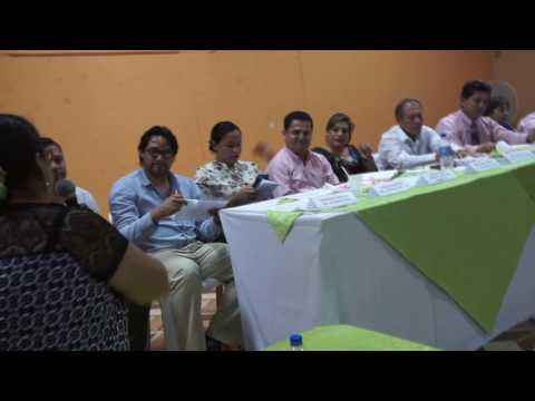 Sesión de trabajo con presidentes barriales de Chone