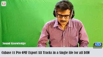 Cubase 11 Pro OMF Export All Tracks in a Single file for all DAW