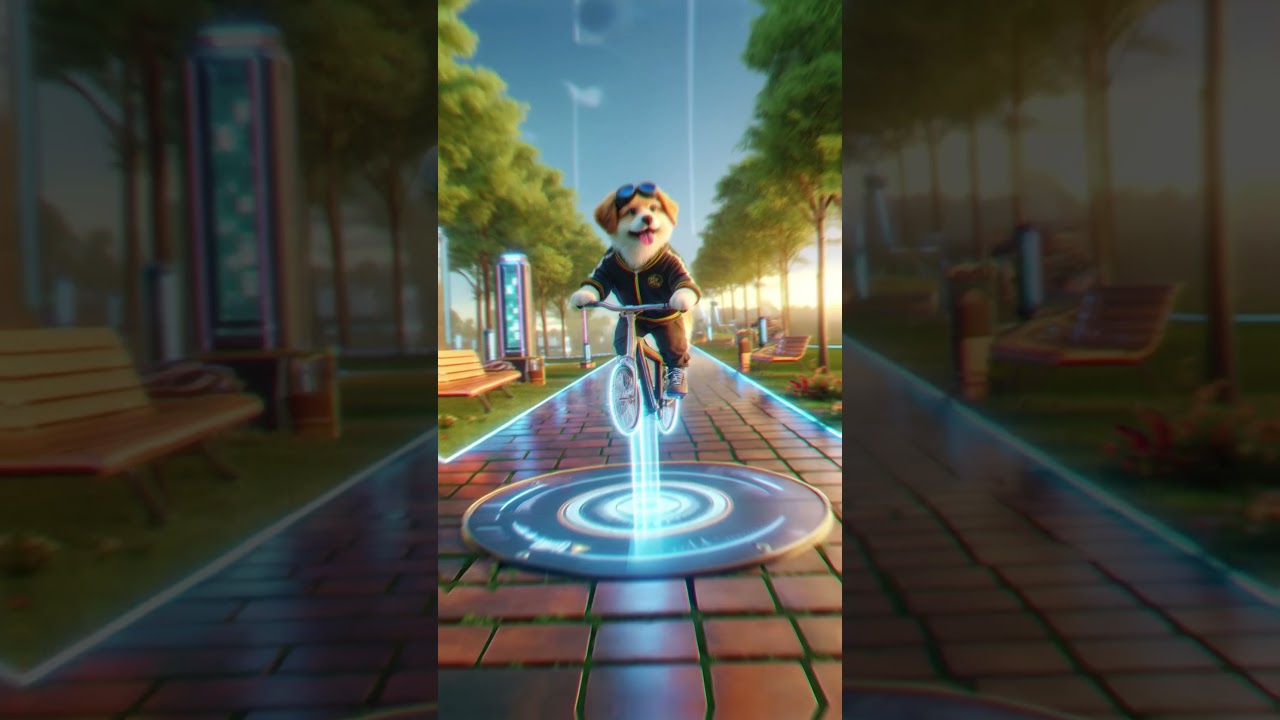 Futuristic Adventures with Cute Animals