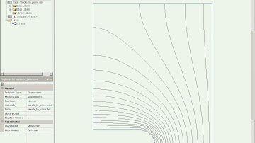 QuickField Sample: needle to plane electric stress