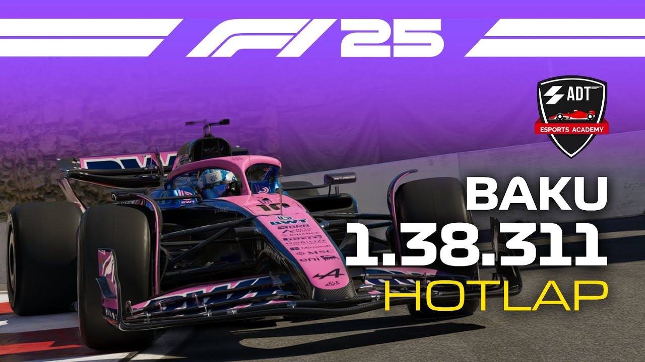 F1 25: BAKU Esports Hotlap + Spiegazione Giro 🔊 (1:38:311) – Daniele Haddad 