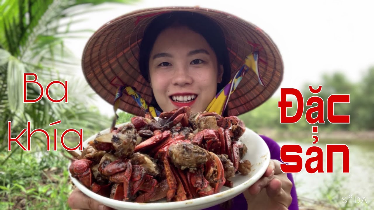 Thôn Nữ Cà Mau Làm Ba Khía Rang Me , Đặc Sản Cà Mau - YouTube