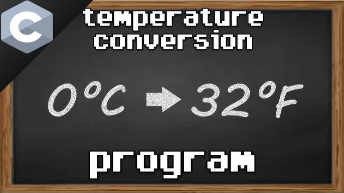 Celsius to Fahrenheit to Kelvin Formula Conversions - Temperature Units C  to F to K 