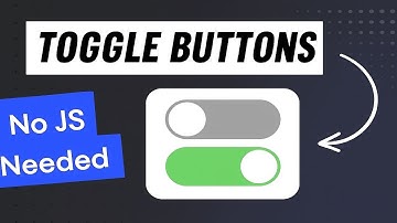Animated CSS Toggle Switch — No JavaScript 🔁✨