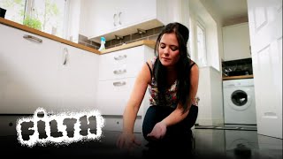 Germaphobe Cleans Up To 15x a Day! | Episode 8 Clip 3 | Obsessive Compulsive Cleaners | Filth