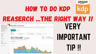FIND KDP NICHES EASILY WITH THIS TIP !! KDP NICHE RESEARCH