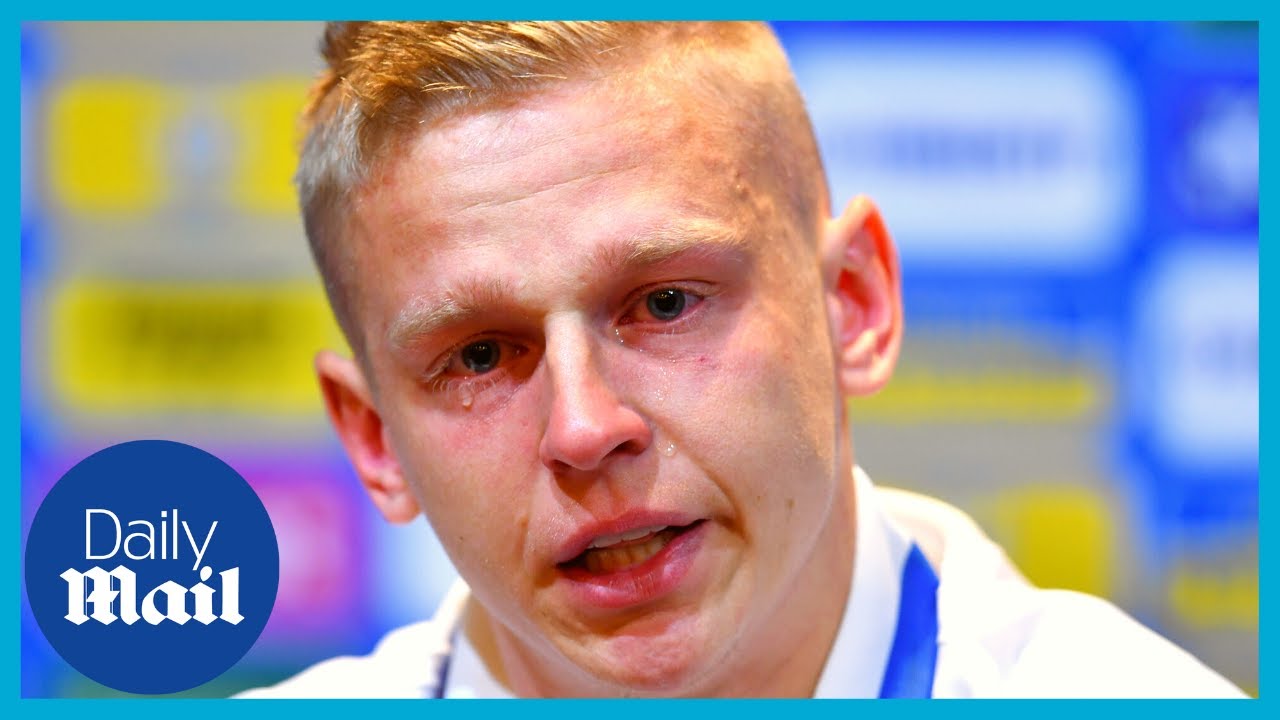 'Stop this war' Oleksandr Zinchenko tears up over Russia invading