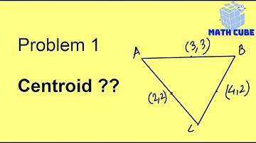 Problem 1 || Finding Centroid of a Triangle || NDA Exam Previous year Maths Questions