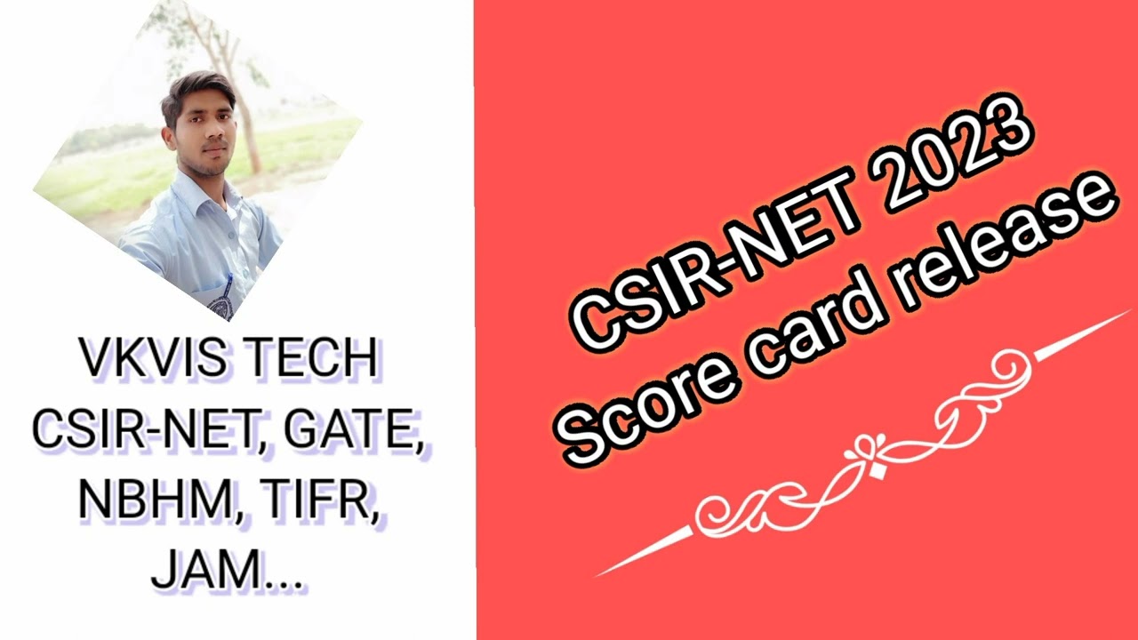 csir net score card release 2023