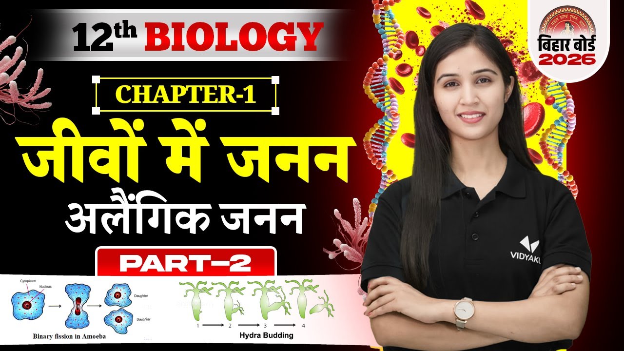 Class 12 Biology Chapter 1 | जीवो में जनन - अलैंगिक जनन 12th Biology ...