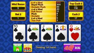 Bet 50 Poker: American Video Poker Classic free for tablets and phones screenshot 2