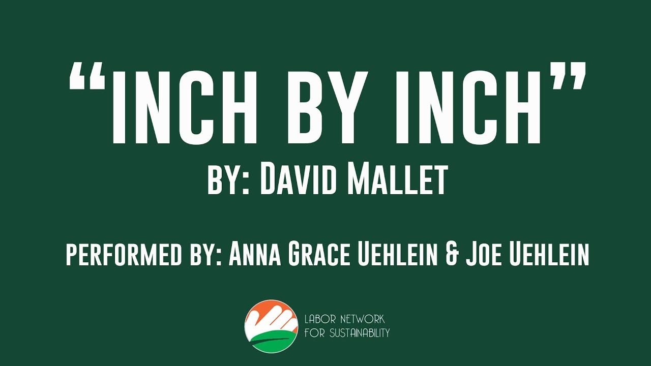 David Mallet's "Inch by Inch" covered by Anna Grace and Joe Uehlein