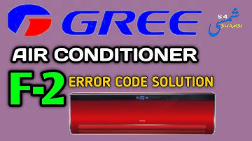 Gree Air Conditioner F2 Error Solve Problem | F2 Error Code In Air Conditioner In Hindi/Urdu