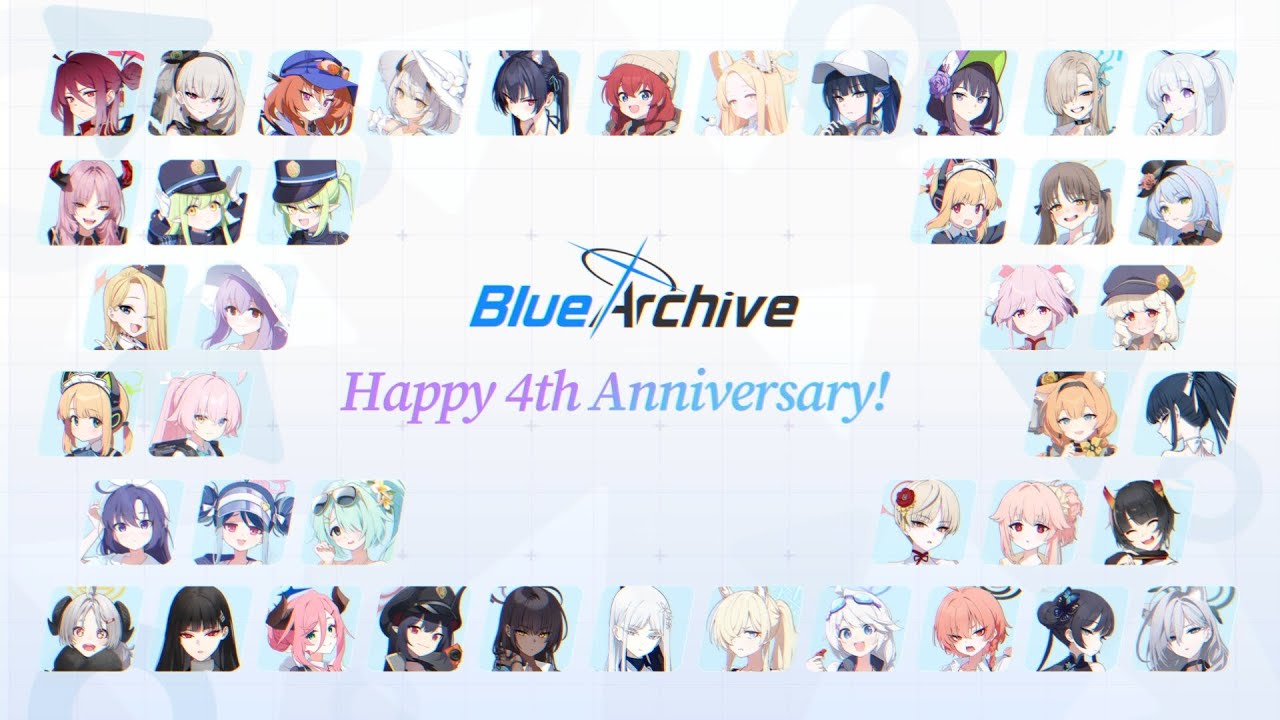 Blue Archive] Irodori Canvas 4th Anniversary Official EN Cover MV