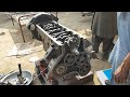 Assembling of GTN Nissan Engine by Pakistani Truck Mechanic