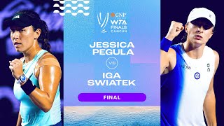 Jessica Pegula vs. Iga Swiatek | 2023 WTA Finals Final | WTA Match Highlights