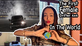 The First Female Drift 4X4 In The World Arabian Drift اول بطله في عالم الاستعراض الحر