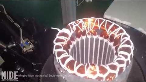 Automatic Double Sides Servo Controlled Stator Coil Lacing Machine