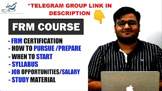 FRM Course Complete Details in Hindi | How To Pursue FRM |Job Opportunities and Salary For FRM | FRM