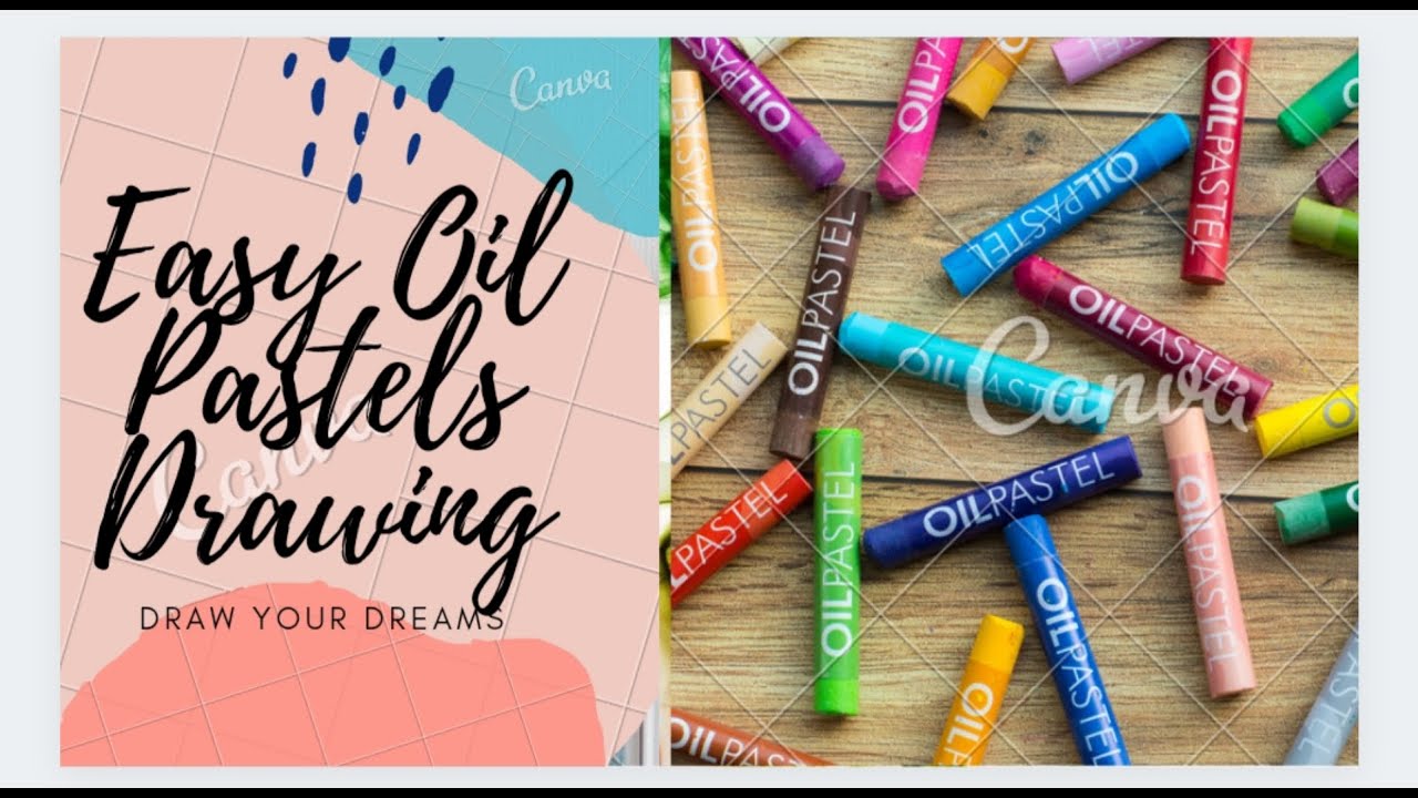 Oil Pastel drawing|Reflection Drawing |Reflection Tree Oil PastelDrawing |My First Video|Oil Pastels