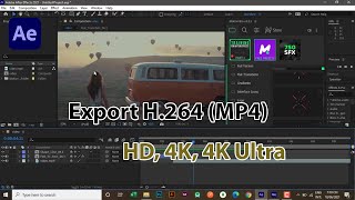 Как экспортировать H264 (.mp4) в After Effect 2021