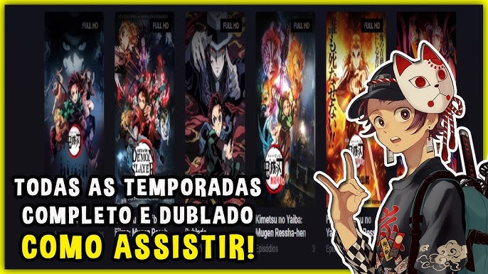 ONDE E COMO ASSISTIR AGORA DUBLADO?! Demon Slayer - 2°Temporada