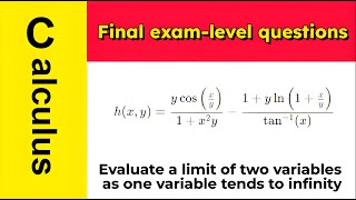 (Calculus/Derivative) Limiting Behavior of Multivariable Functions [[Multivariable Limits]