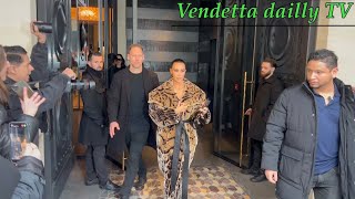 Kim kardashian after the Balenciaga show #kimkardashian #kim #balenciaga #parisfashionweek