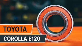 Changer roulement roues avant Toyota Corolla E120 TUTORIEL | AUTODOC